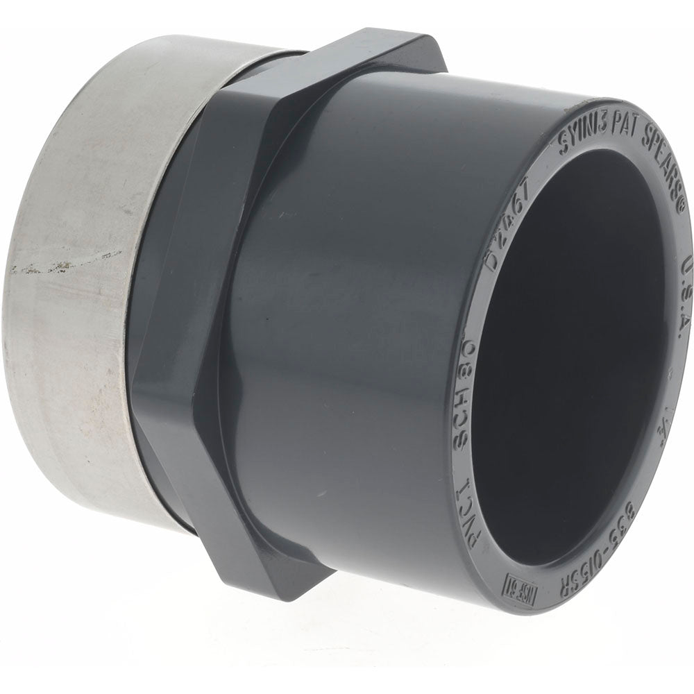 Value Collection 835-015SR 1-1/2" PVC Plastic Pipe Reinforced Female Adapter