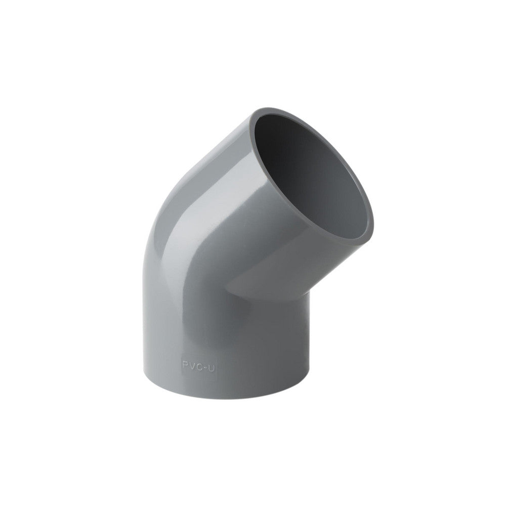 Pro-Source 90340000509 2" CPVC Plastic Pipe 45° Elbow