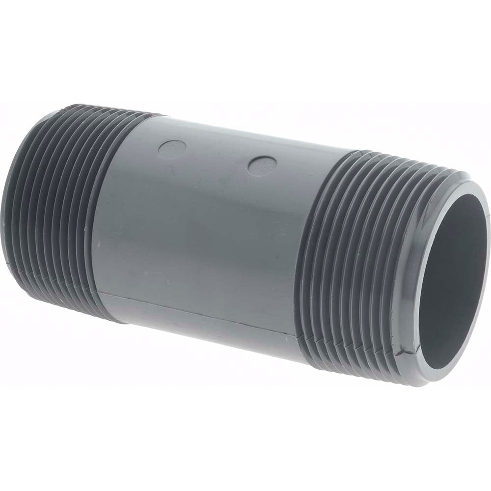 Value Collection 886-040 1-1/2" Pipe, 4" Long PVC Threaded Plastic Pipe Nipple