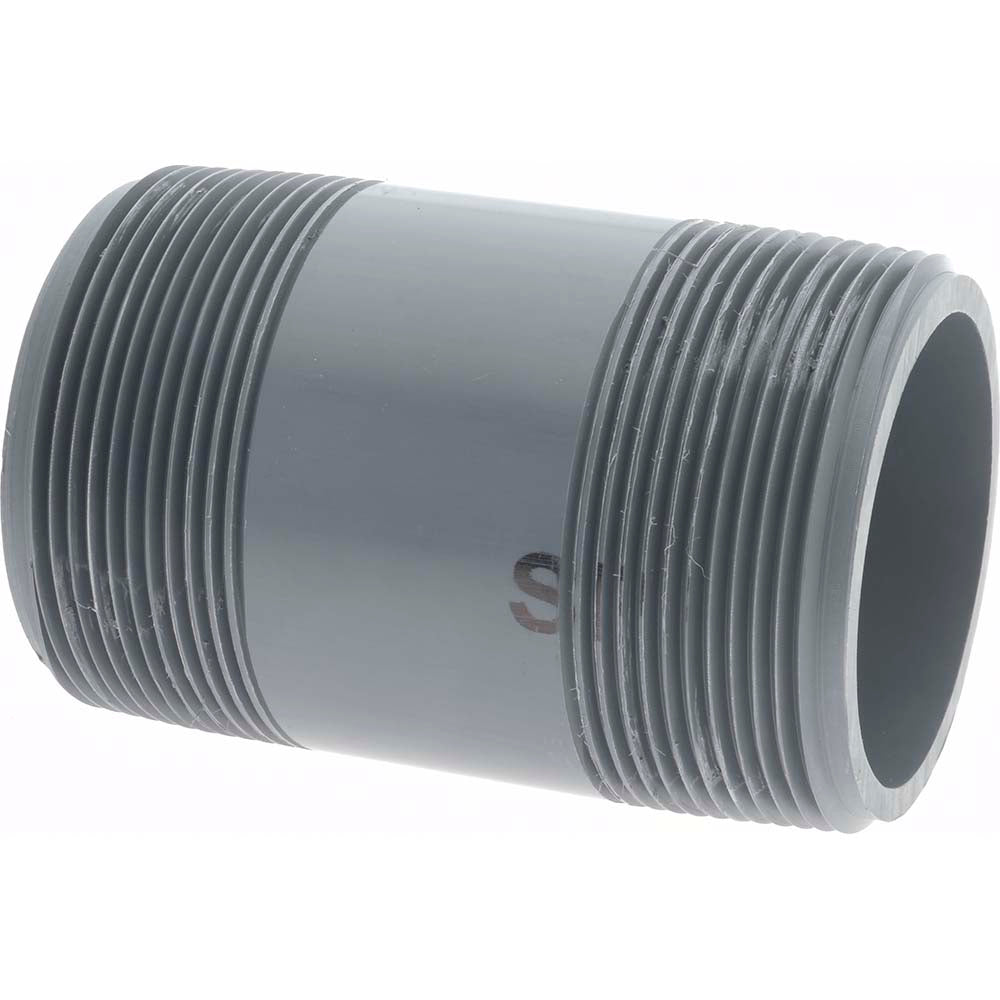 Value Collection 887-035 2" Pipe, 3-1/2" Long PVC Threaded Plastic Pipe Nipple