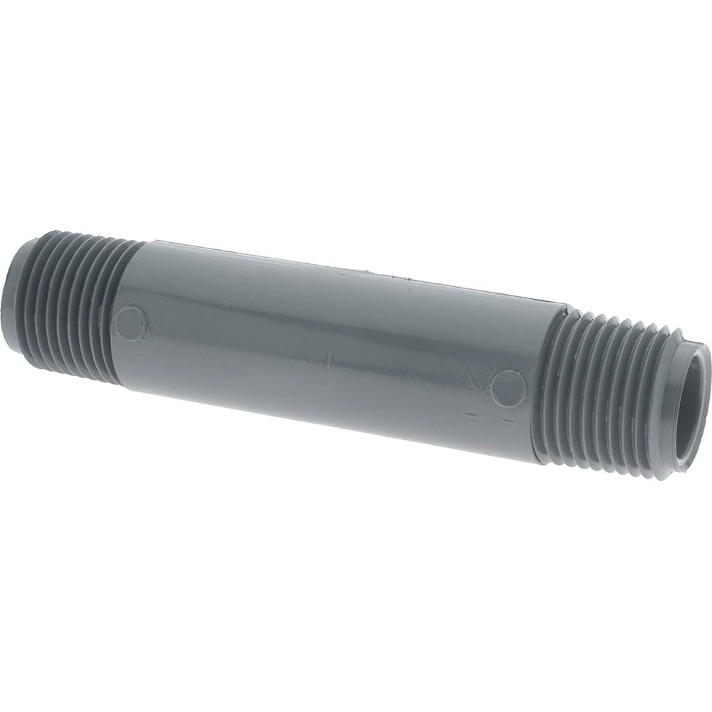 Value Collection 882-040C 1/2" Pipe, 4" Long CPVC Threaded Plastic Pipe Nipple