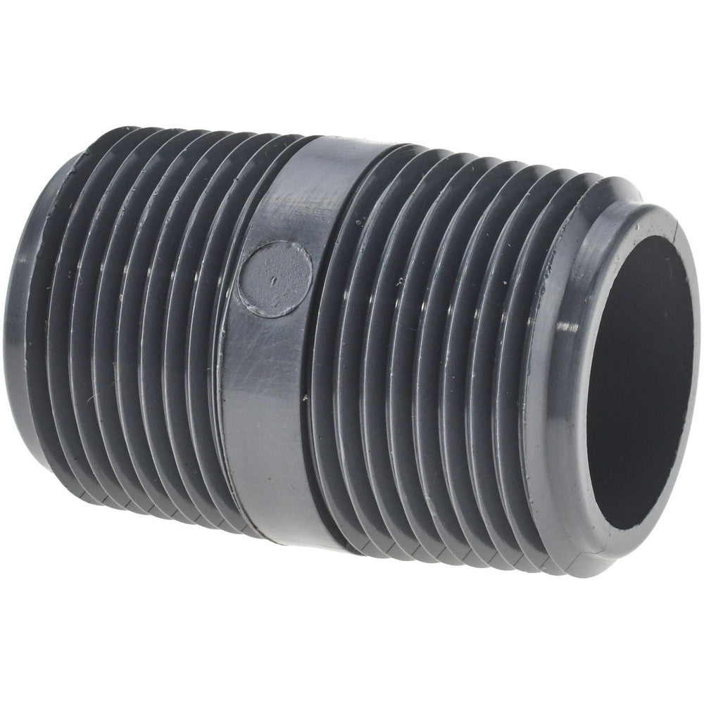 Value Collection 884-020C 1" Pipe, 2" Long CPVC Threaded Plastic Pipe Nipple