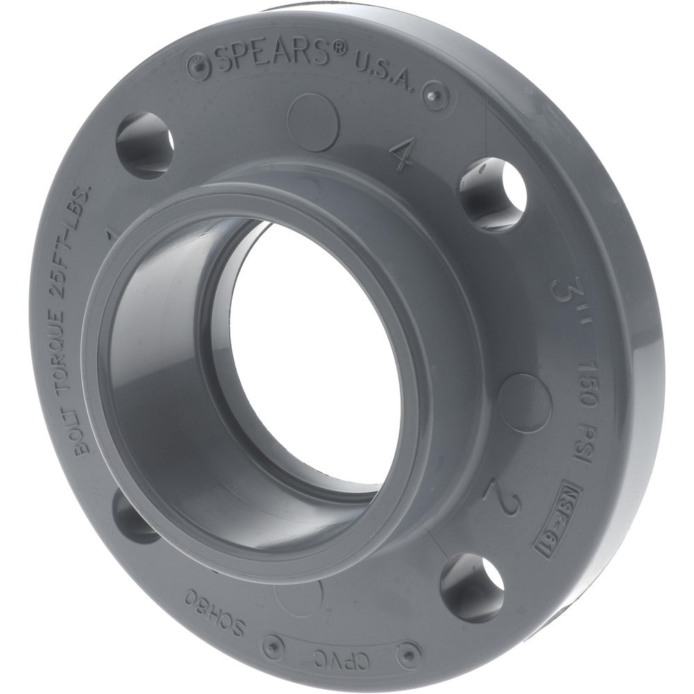 Pro-Source 90341100709 3" CPVC Plastic Pipe Flange (One Piece)