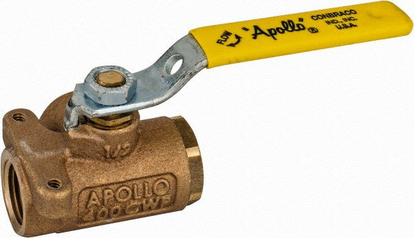 Apollo 70-603-01 Standard Manual Ball Valve 1/2" Pipe, Large & Standard Port