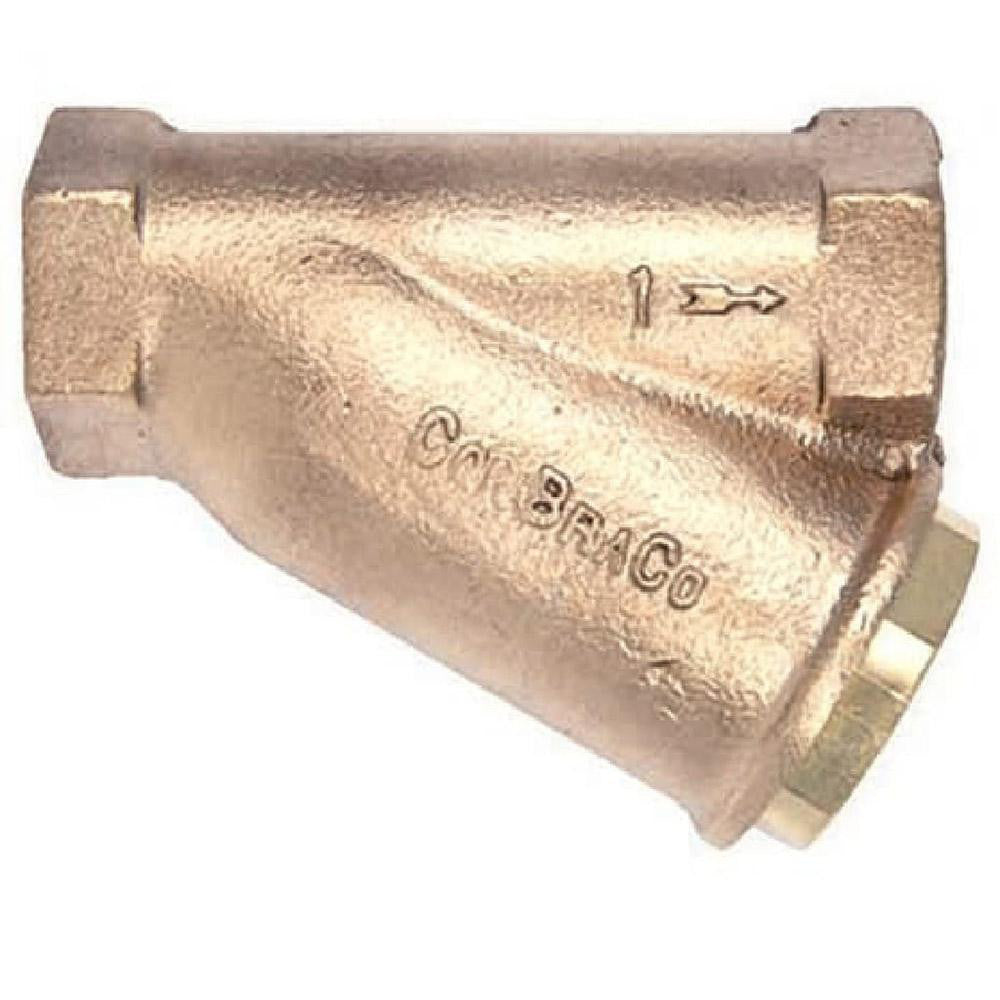 Apollo 59-008-02 2" Pipe, FNPT Ends, Cast Bronze Y-Strainer