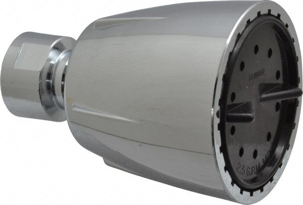 B&K Mueller 141-012 2.5 GPM, 2 Face Diameter, Shower Head with Brass Ball Joint