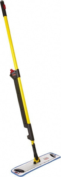 Rubbermaid 1835528 HYGEN PULSE Microfiber Spray Mop Kit, with Handle, 18 inch Mop Frame, & two 18 inch Mop Pads, Yellow
