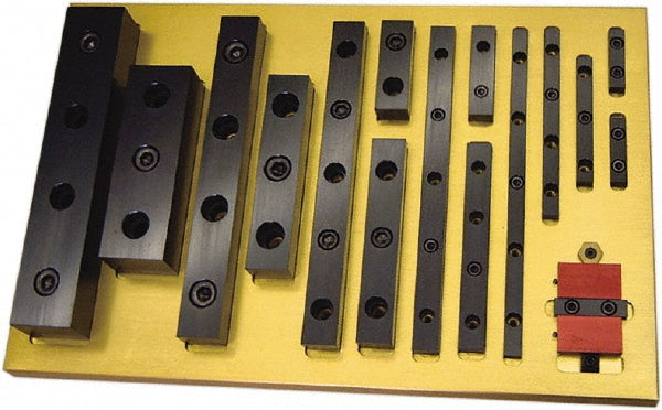 Mitee-Bite 33110 0.75" Long x 0.48" Wide x 0.35" High, 1 Hole Locating & Positioning Rails