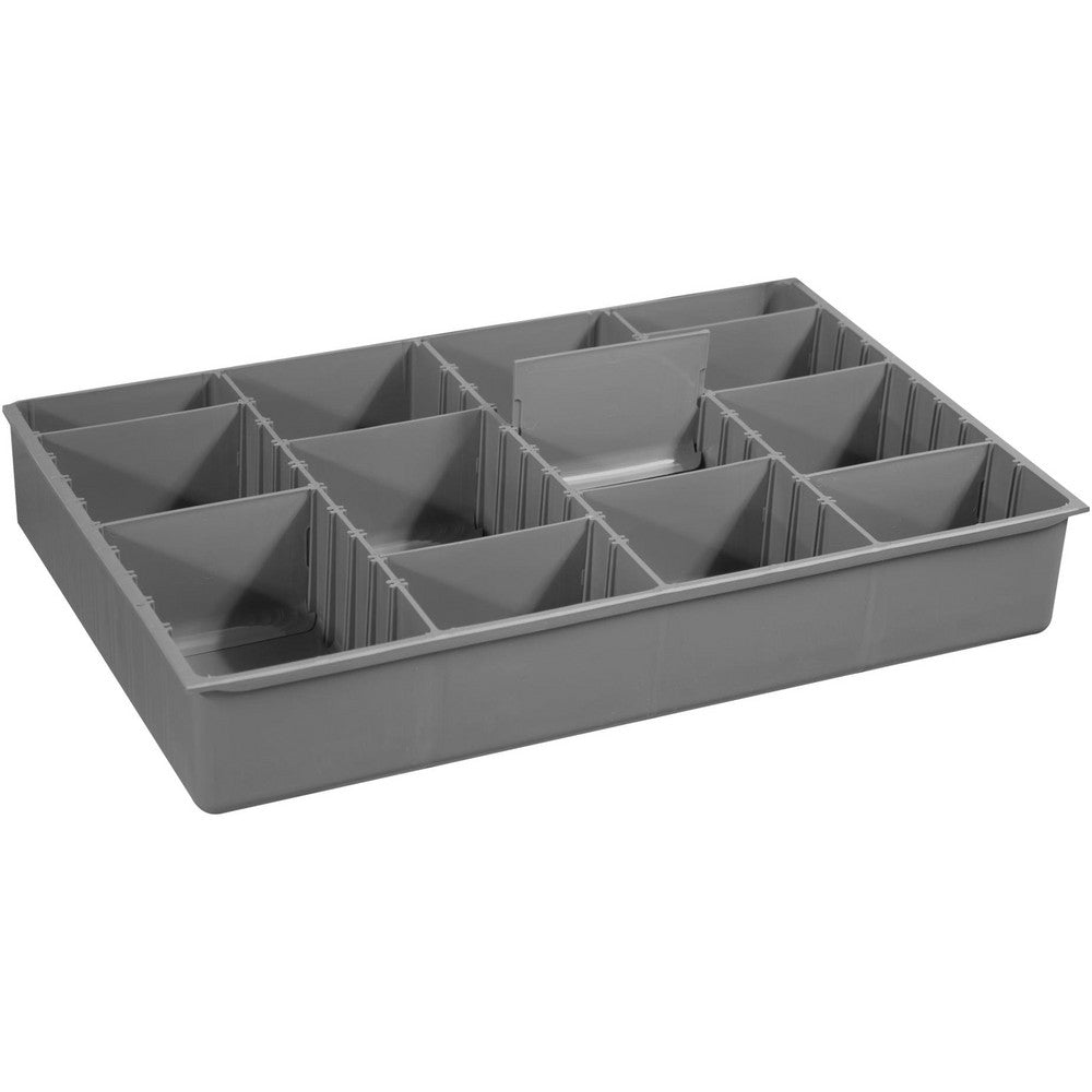 Durham 229-95-ADS-IND Small Parts Boxes & Organizers Lock Type Non-Locking Width (Inch) 10 Depth (Inch) 15 Number of Dividers 9 Height (Inch) 2 Removable Dividers Yes
