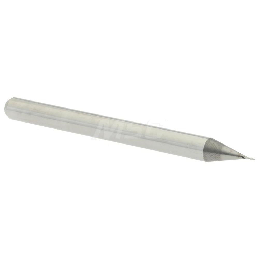 Accupro 14796886 Square End Mill 0.011" Dia, 0.033" LOC, 2 Flutes, Solid Carbide