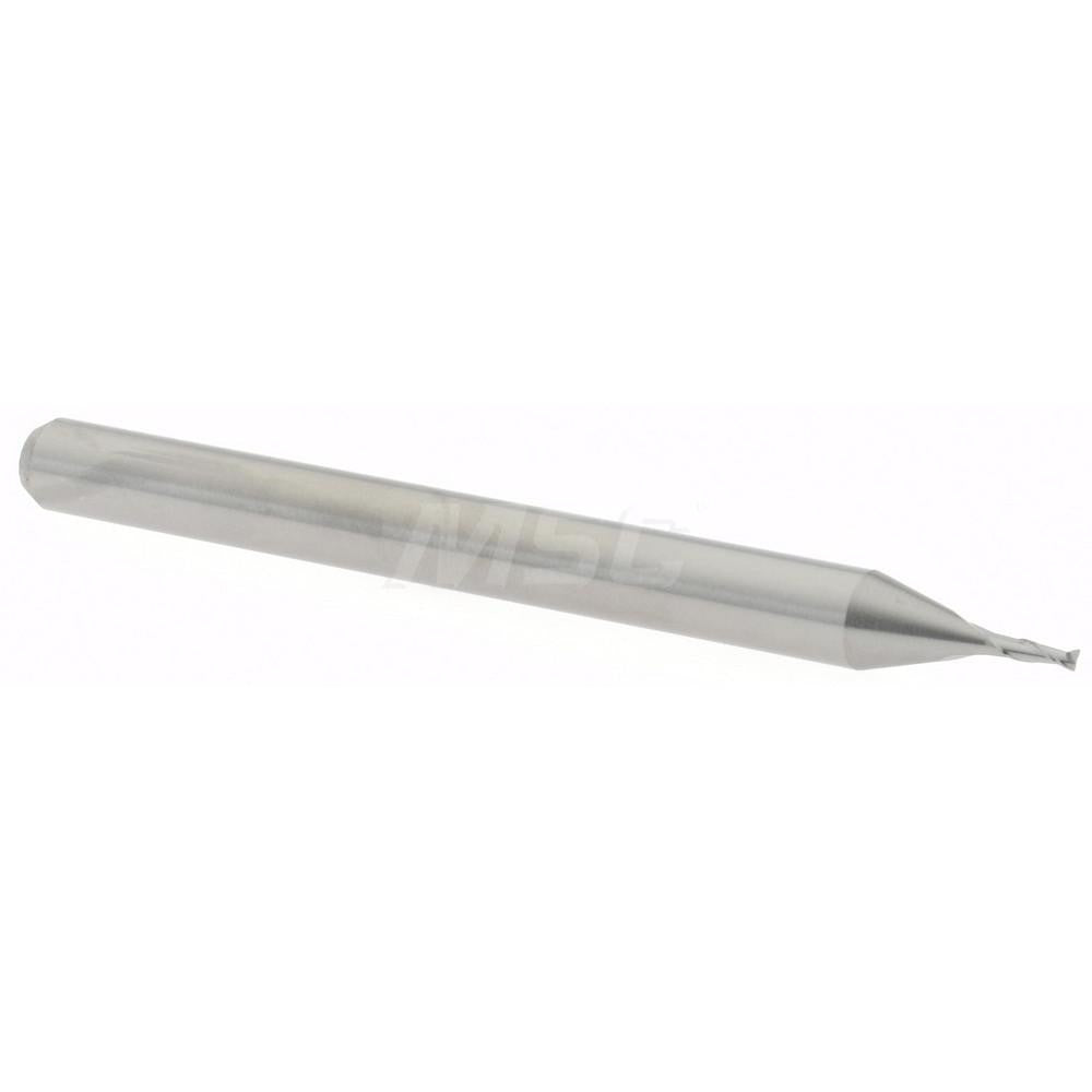 Accupro 12462347 Square End Mill 0.028" Dia, 0.084" LOC, 2 Flutes, Solid Carbide