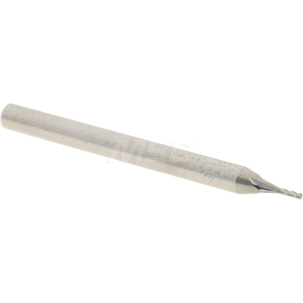 Accupro 12276807 Square End Mill 0.03" Dia, 3/32" LOC, 4 Flutes, Solid Carbide