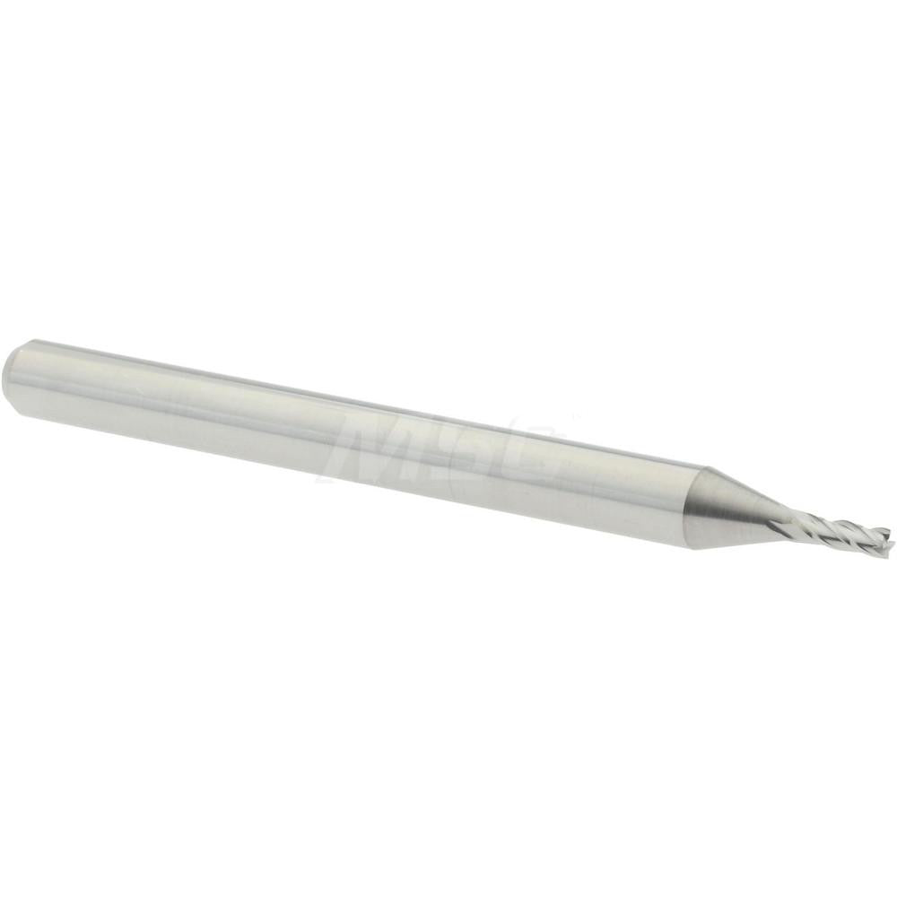Accupro 12276822 Square End Mill 0.045" Dia, 0.135" LOC, 4 Flutes, Solid Carbide