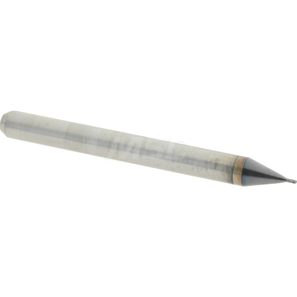 Accupro 14796888 Square End Mill 0.013" Dia, 0.039" LOC, 2 Flutes, Solid Carbide