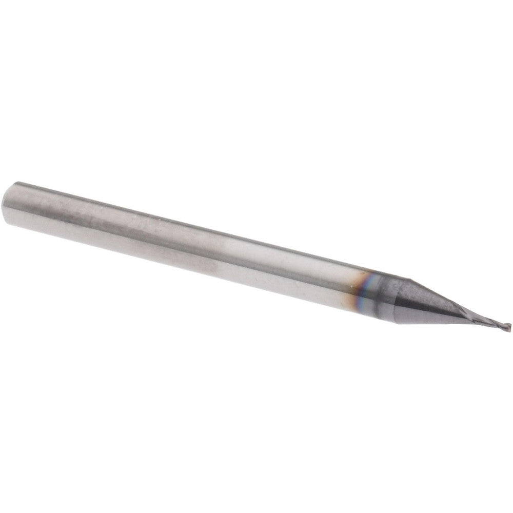 Accupro 14796900 Square End Mill 0.025" Dia, 0.075" LOC, 2 Flutes, Solid Carbide
