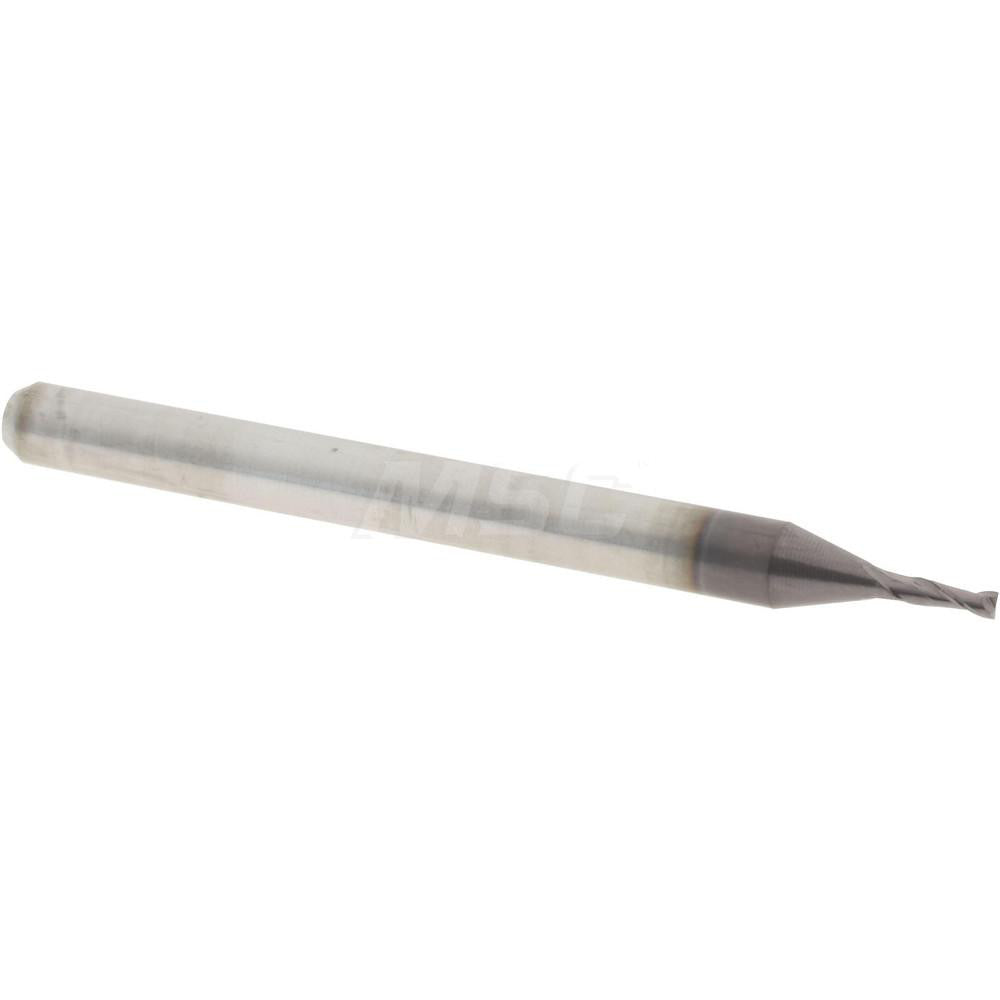 Accupro 14796909 Square End Mill 0.04" Dia, 0.12" LOC, 2 Flutes, Solid Carbide