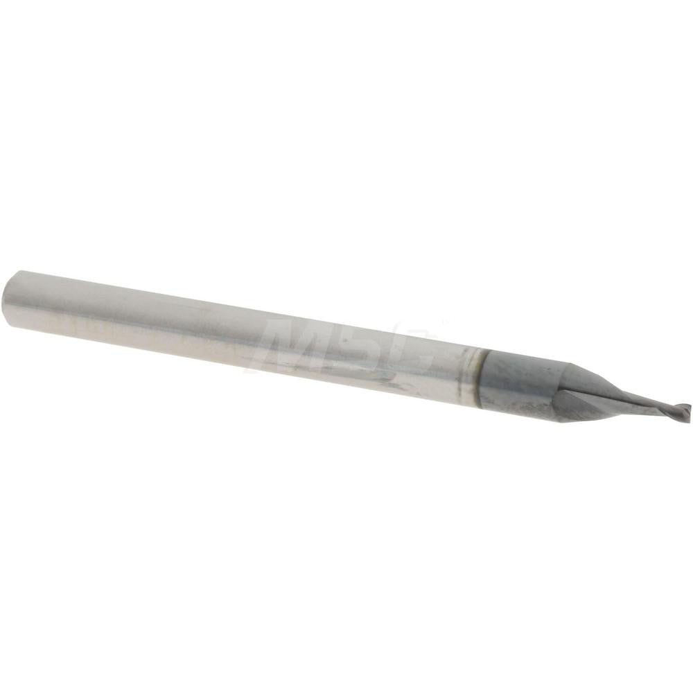 Accupro 14797006 Square End Mill 0.04" Dia, 0.06" LOC, 2 Flutes, Solid Carbide