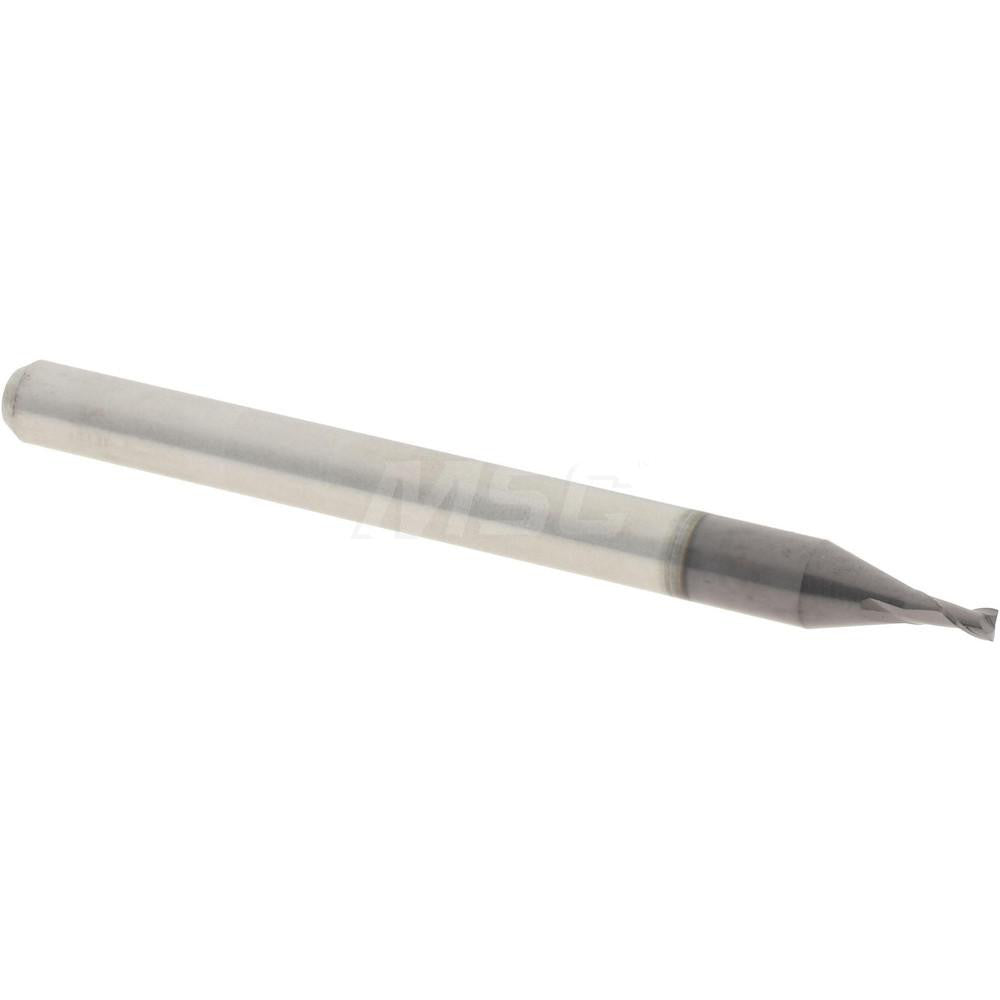 Accupro 14797008 Square End Mill 0.045" Dia, 0.068" LOC, 2 Flutes, Solid Carbide