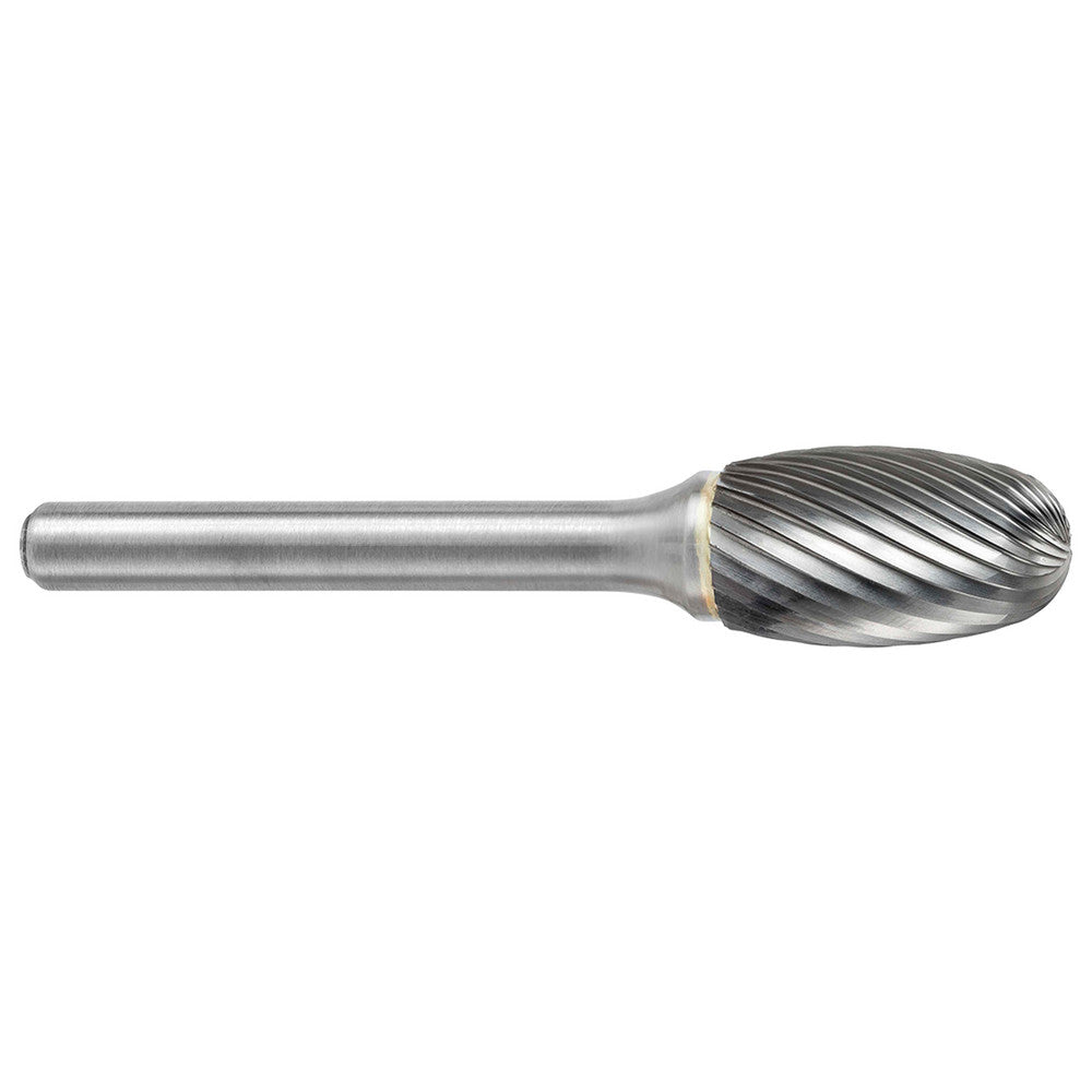Kyocera SGS Precision Tools 12975 Abrasive Burr SE-3, 3/8" Cut Dia, Oval, Single Cut