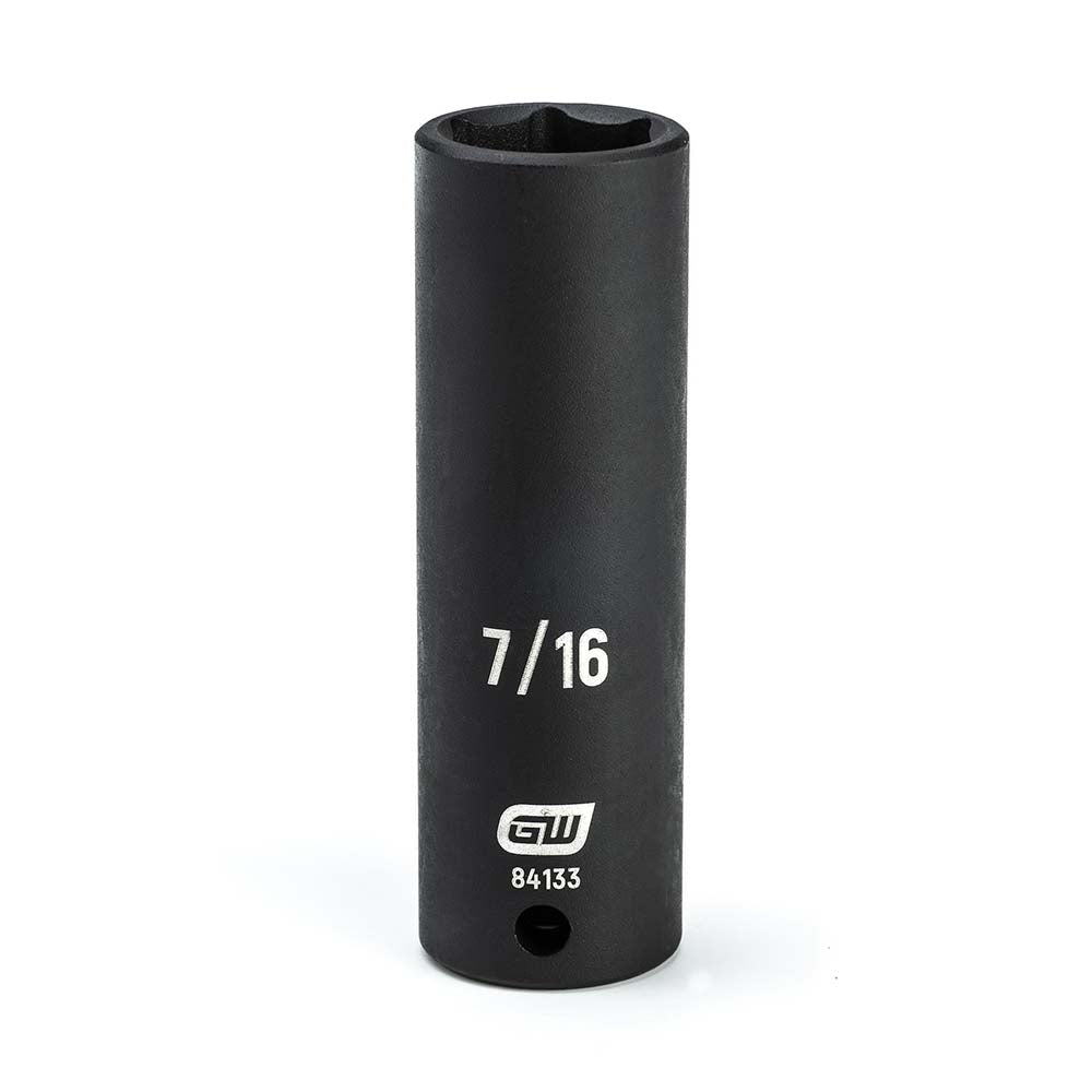 GEARWRENCH 84133 Impact Socket 1/4" Drive, 7/16" Socket, Hex Drive