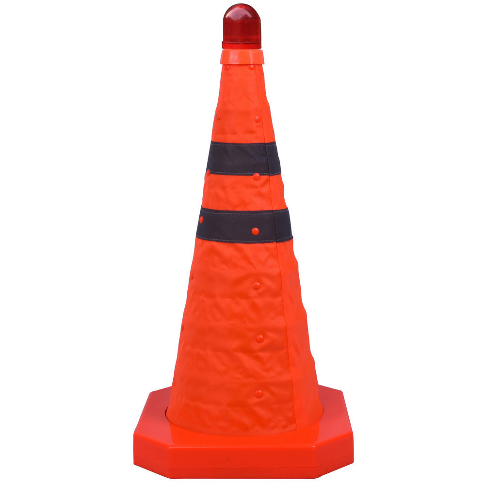 PRO-SAFE DH-RC-45-ABS Collapsible Cone Plastic, 18" OAH, Orange, Pack of 4