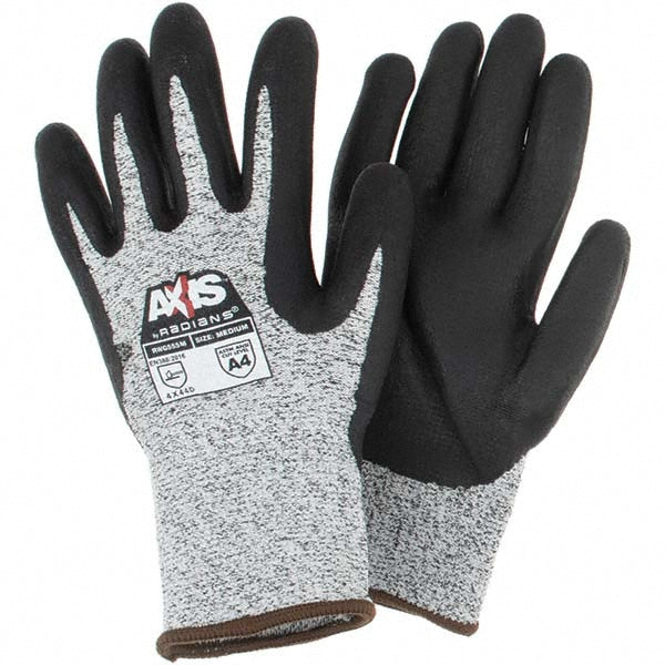 Radians RWG555M Cut & Puncture-Resistant Gloves Axis ANSI Cut A5, Nitrile, HPPE