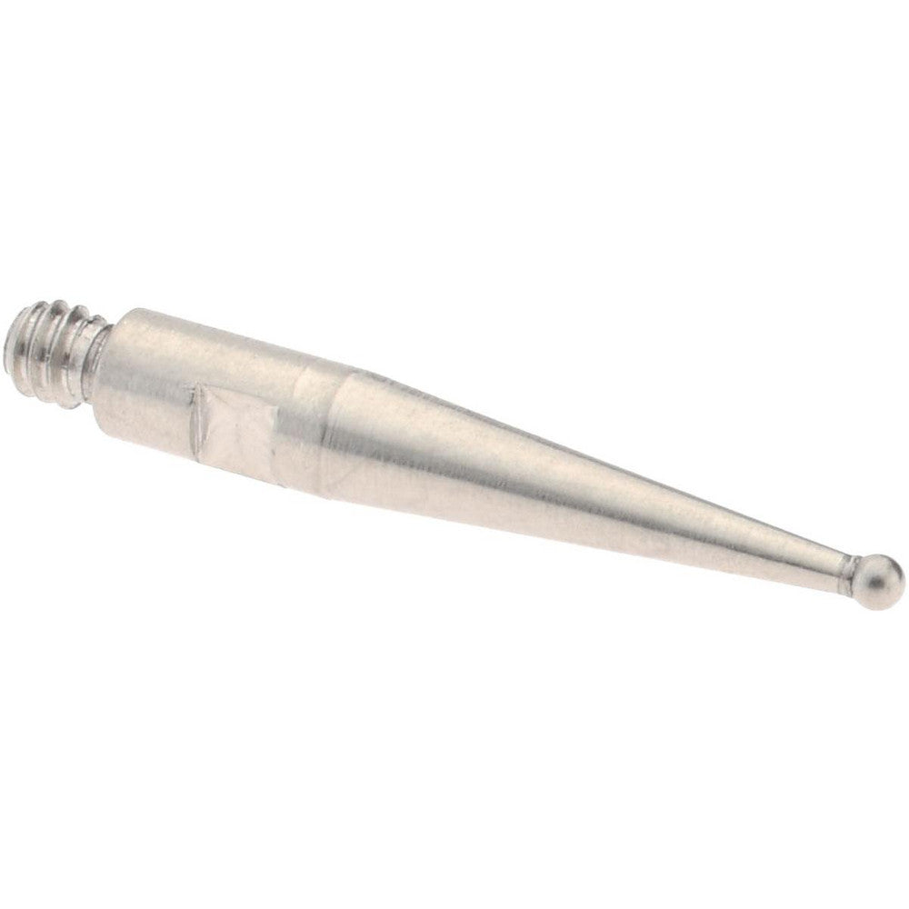 SPI 21-994-9 Test Indicator Ball Contact Point 0.039" Ball Dia, 0.59" Contact Point Length, Stainless Steel