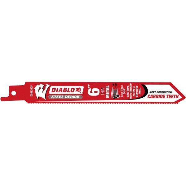 DIABLO DS0620CF Reciprocating Saw Blade Solid Carbide