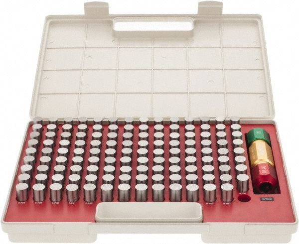 SPI 22-158-0 Class ZZ Plug Gage Set 0.626 to 0.75" Range, 125 Pc