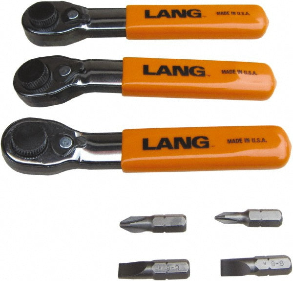 Lang 5220 7 Pc Ratcheting Bit Driver Set