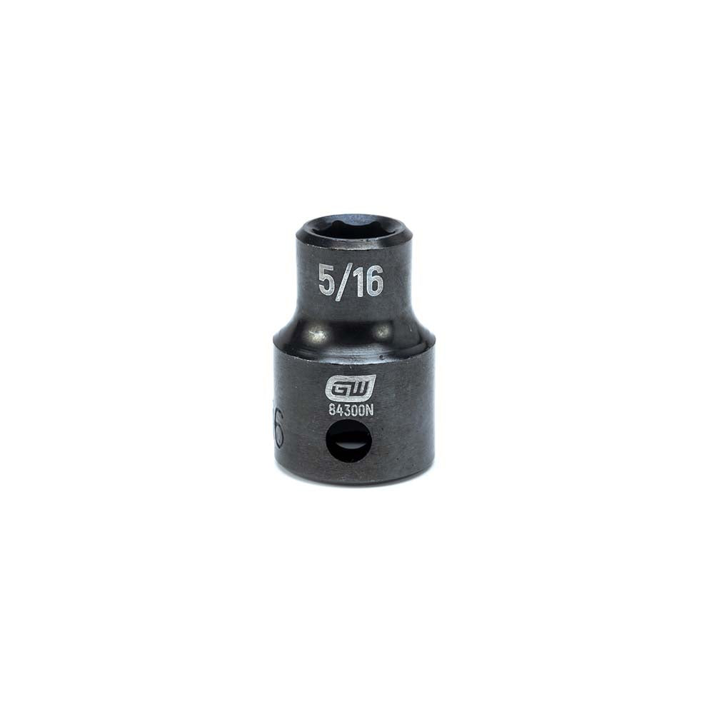 GEARWRENCH 84300N Impact Socket 3/8" Drive, 5/16" Socket, Hex Drive