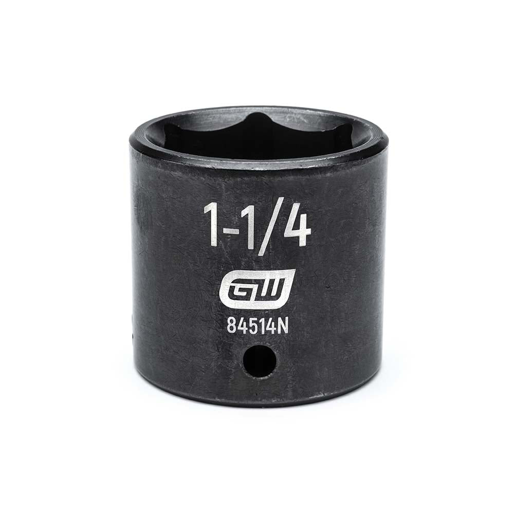GEARWRENCH 84514N Impact Socket 1/2" Drive, 1-1/4" Socket, Hex Drive