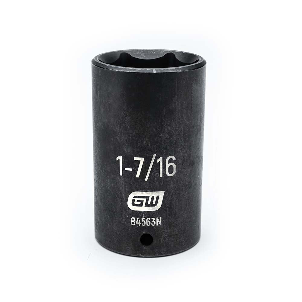 GEARWRENCH 84563N Impact Socket 1/2" Drive, 1-7/16" Socket, Hex Drive