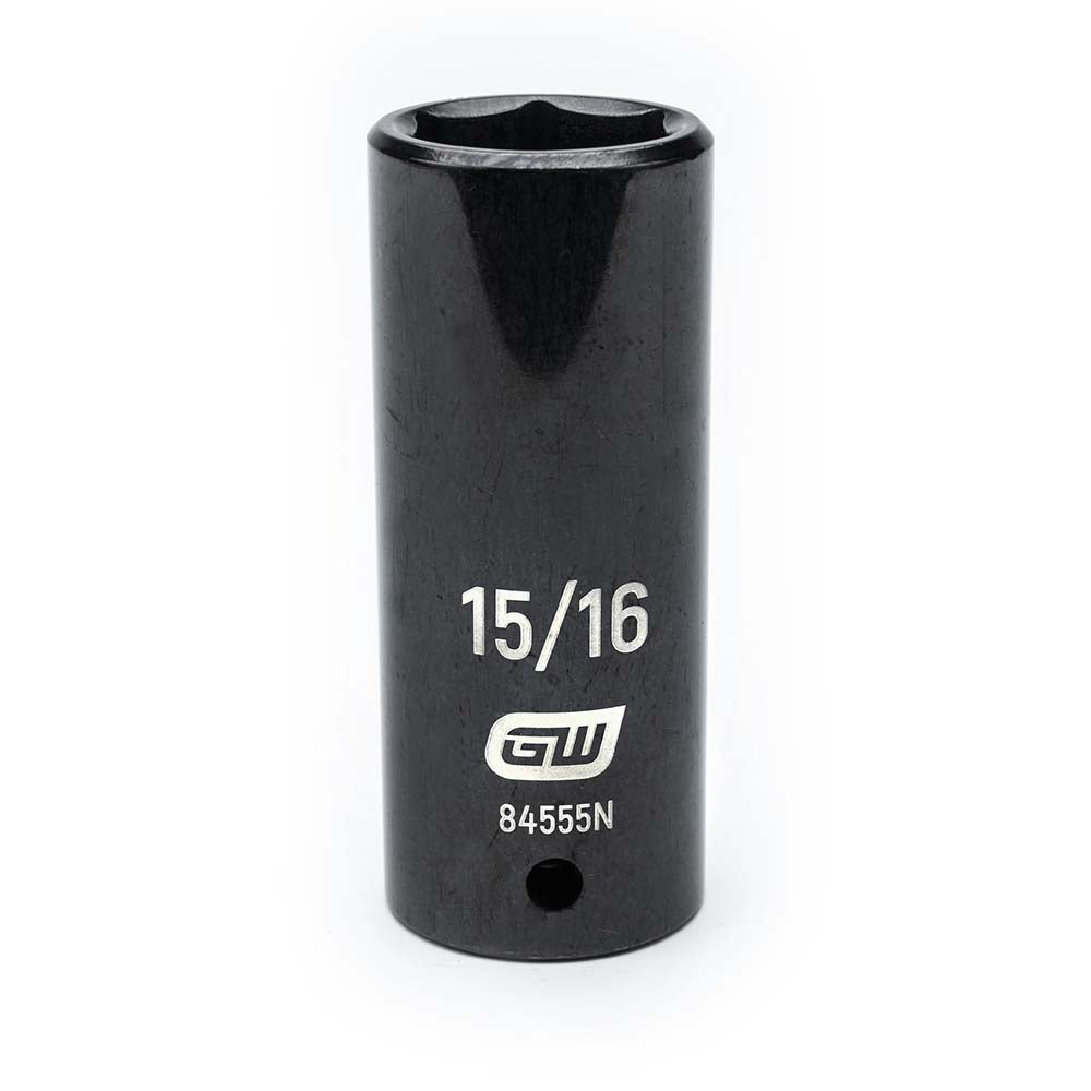 GEARWRENCH 84555N Impact Socket 1/2" Drive, 15/16" Socket, Hex Drive