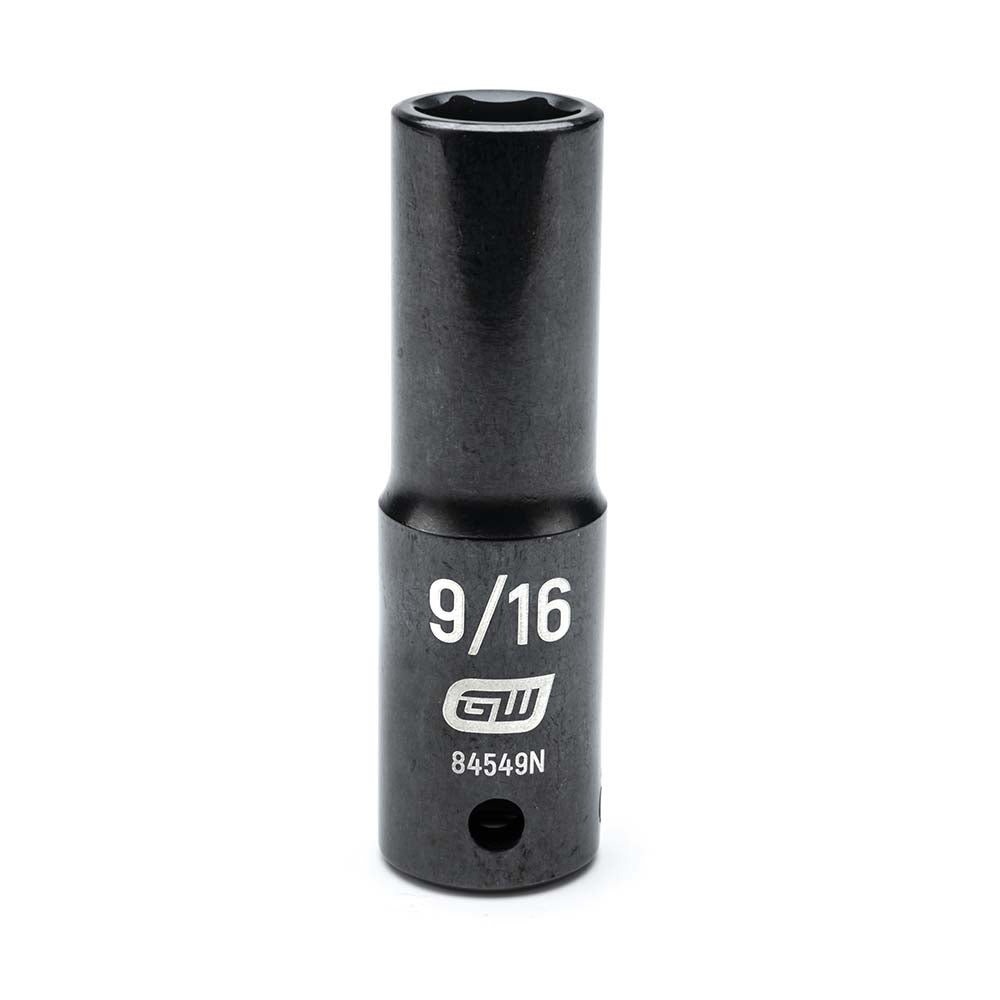 GEARWRENCH 84549N Impact Socket 1/2" Drive, 9/16" Socket, Hex Drive