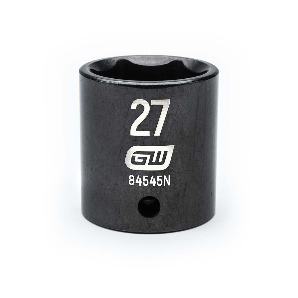 GEARWRENCH 84545N Impact Socket 1/2" Drive, 27 mm Socket, Hex Drive