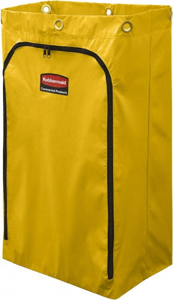 Rubbermaid 1966719 Durable Replacement Front Zippered Vinyl Bag, 24 Gallon, Yellow