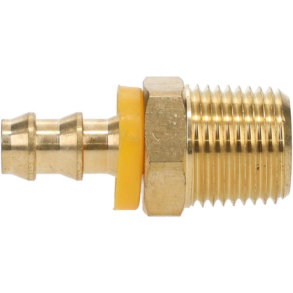 Value Collection 2750002430 Barbed Push-On Hose Male Connector 1/2" NPTF, Brass