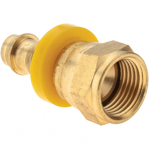 Value Collection 2752003630 Barbed Push-On Hose Female Connector 5/8" UNF, Brass