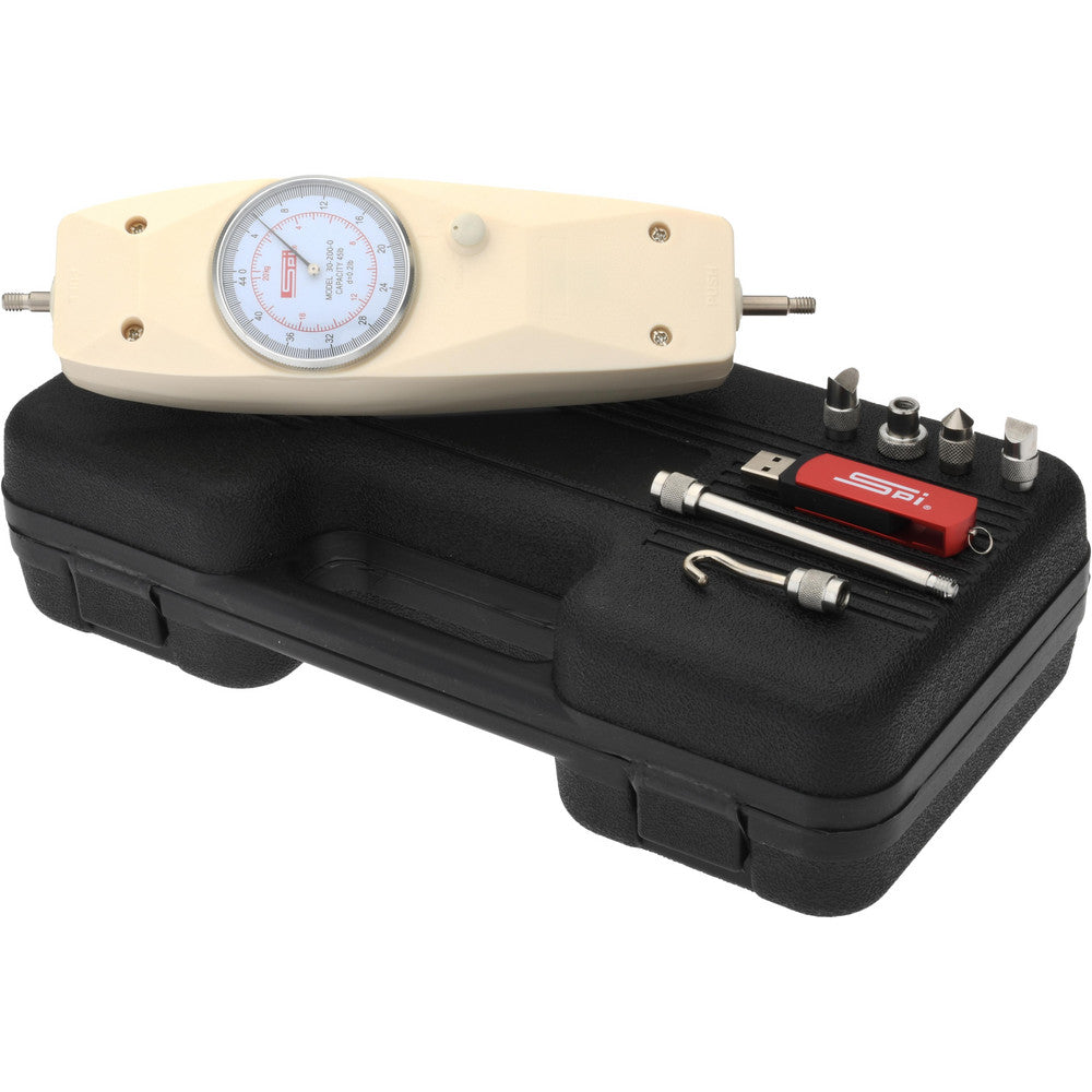 SPI 30-200-0 Mechanical Force Gages Accuracy 1.0000% Measuring Units Pound