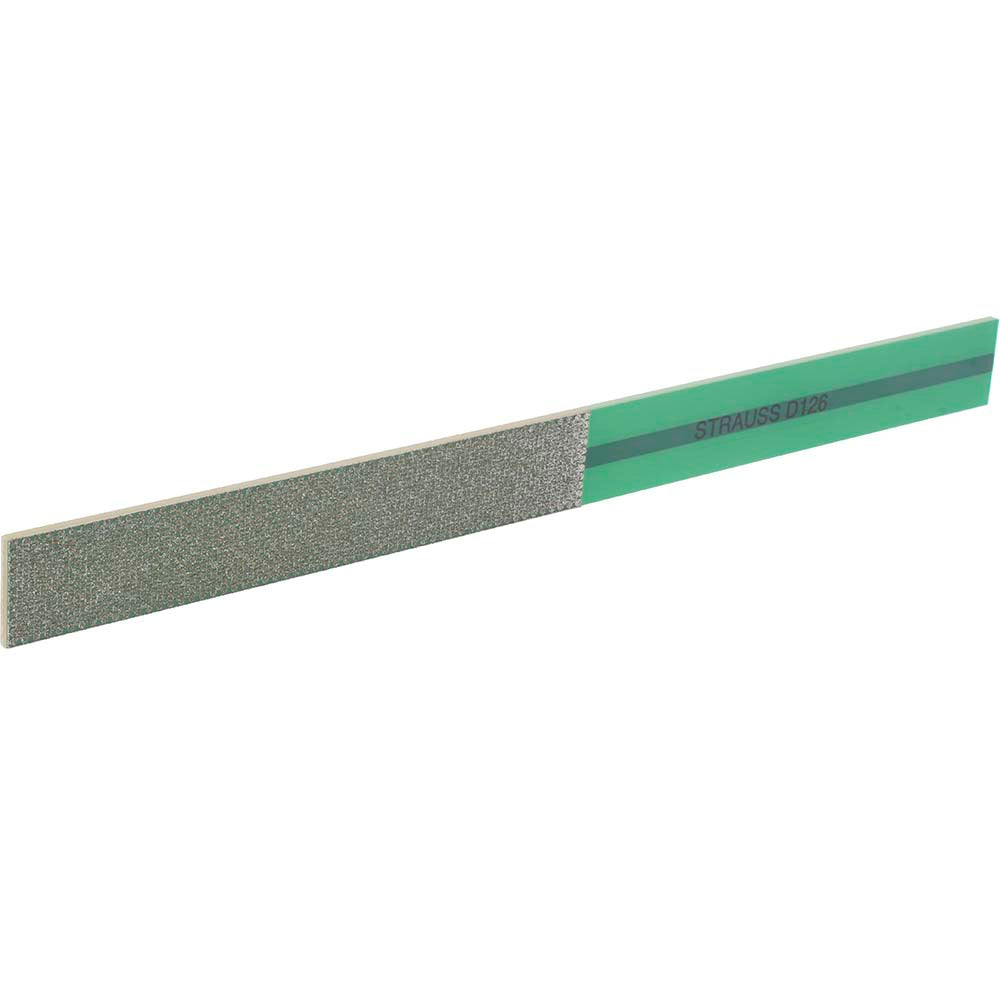 Strauss FF12D126 Flat Flexible Diamond File 6" OAL, Medium Grade