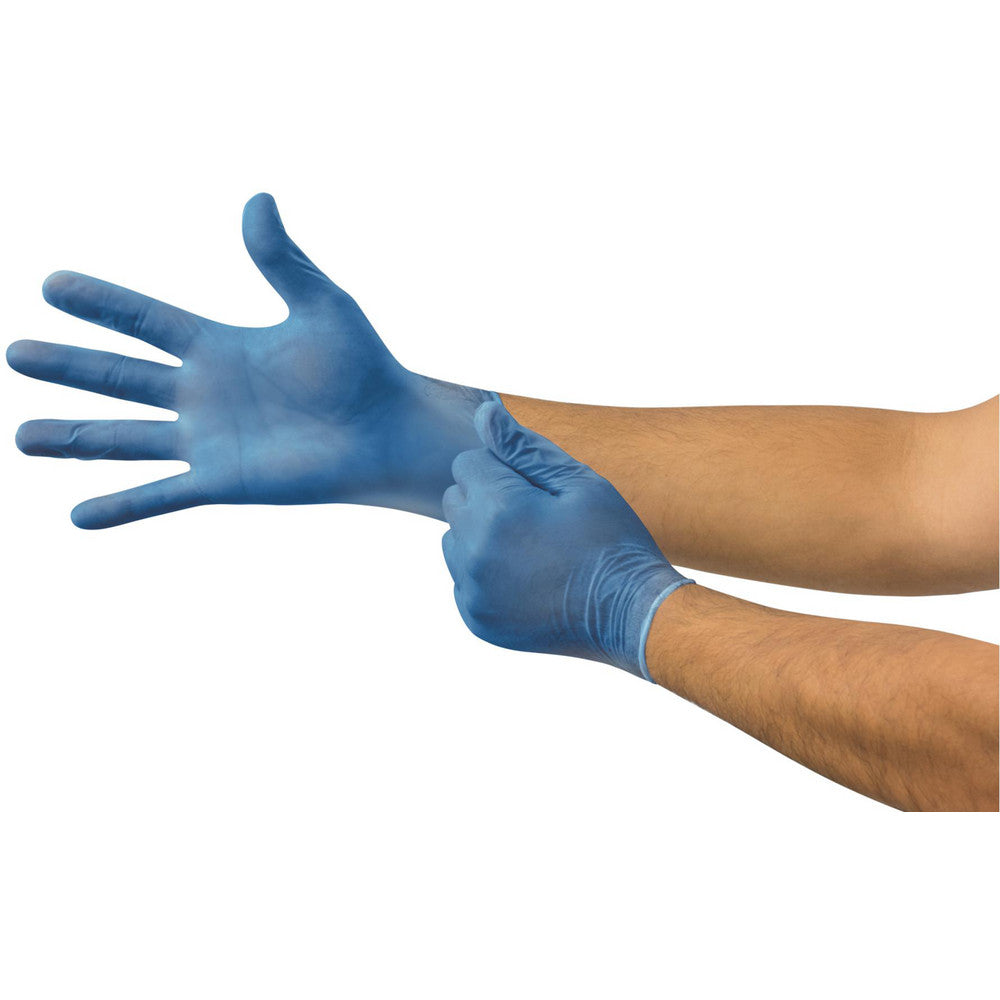 Ansell V293 Series Microflex Disposable Gloves Size Large, 2.8 mil, Uncoated-Coated Vinyl, Industrial Grade, Unpowdered