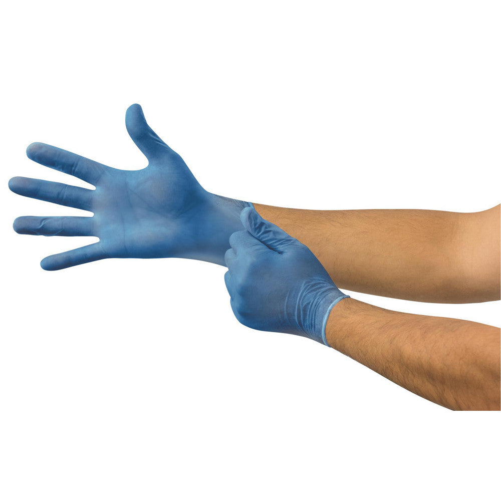 Ansell V294 Series Microflex Disposable Gloves Size X-Large, 2.8 mil, Uncoated-Coated Vinyl, Industrial Grade, Unpowdered