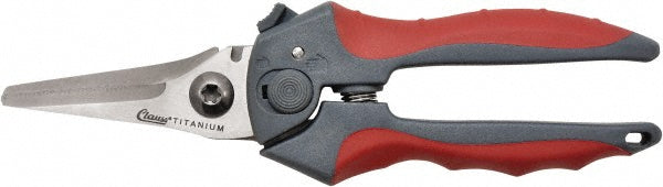 Clauss 19555 Multi-Purpose Snips 8" OAL, 2" LOC, Stainless Steel Blades