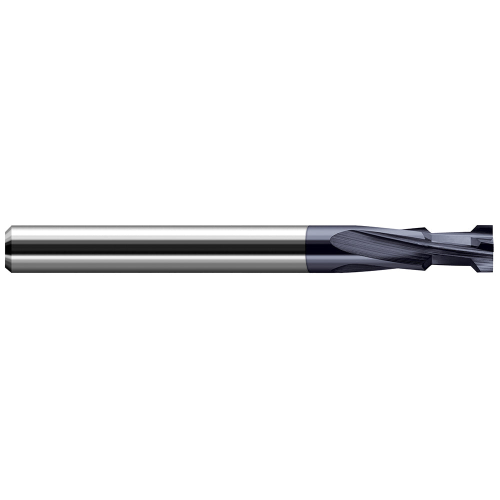 Harvey Tool 971108-C3 90° 0.073 to 0.135" Opening Width, 0.184" Minor Dia, 0.008" Radius, 4-Flute Plate Chamfer Mill