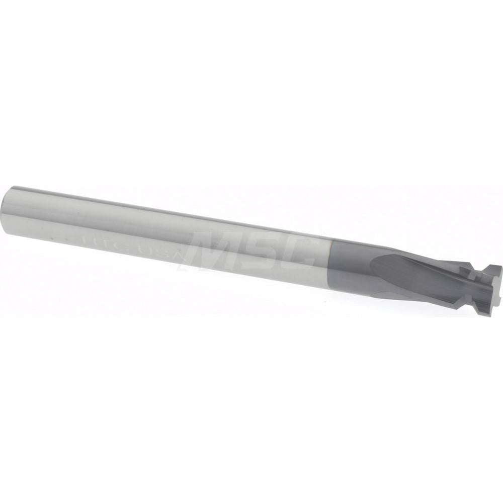 Harvey Tool 971106-C3 90° 0.0037 to 0.099" Opening Width, 0.184" Minor Dia, 0.008" Radius, 4-Flute Plate Chamfer Mill