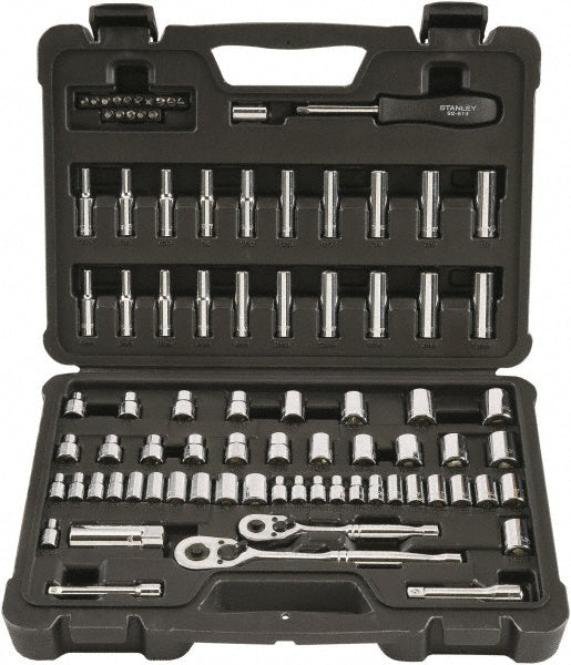 Stanley STMT71651 Standard Socket Set 85 Pc, 1/4"3/8" Drive, 5/32 to 7/8" Socket