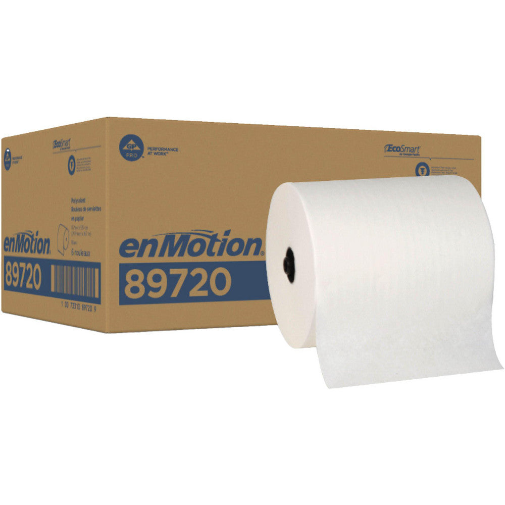 Georgia Pacific 89720 Enmotion Flex Paper Towel Rolls, White