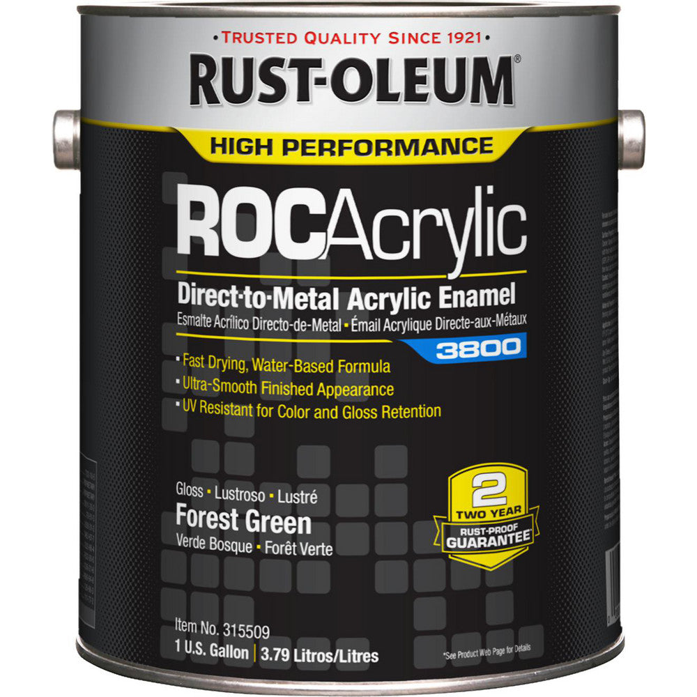 Rust-Oleum 315509 Acrylic Enamel Paint 1 gal, Gloss Finish, Forest Green