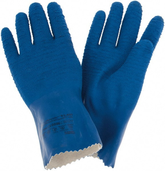 Ansell 62401110 Chemical Resistant Gloves 53.00 mil Thick, Size 11, Latex, Rubber, Supported, General Purpose Chemical-Resistant, No